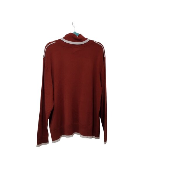 DG2 by Diane Gilman: Turtleneck Sweater, Size 3X, Clay Rust - Picture 2 of 8